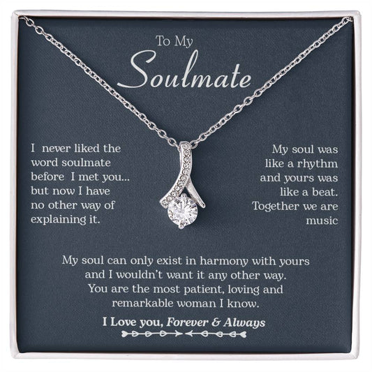 To My Soulmate | I Love You, Forever & Always - Alluring Beauty necklace